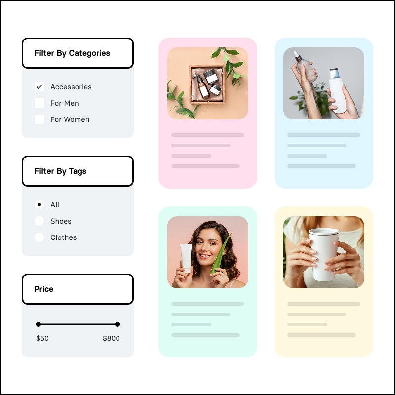 Avada Post Card Filters